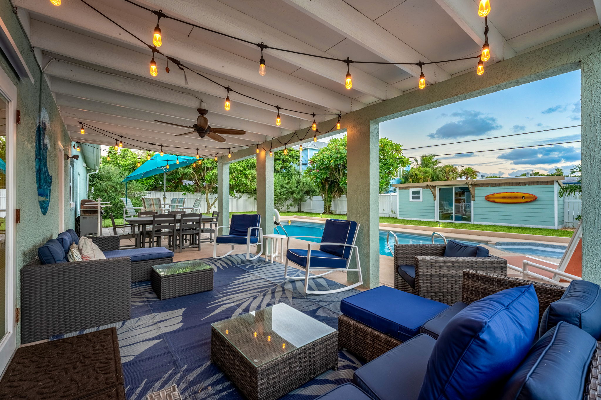 Tiki Blue Two (Beach)